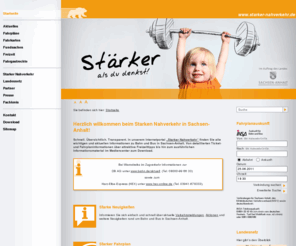 nahverkehr-in-sachsen-anhalt.com: Starker Nahverkehr in Sachsen Anhalt: Startseite
Staker Nahverkehr in Sachsen-Anhalt - Im Auftrag des Landes Sachsen-Anhalt.