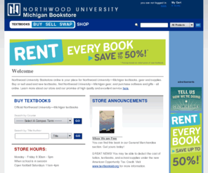 northwoodumibookstore.com: Welcome | Northwood University Bookstore
The Northwood University Bookstore serves the students, alumni, and Timberwolve fans of the Northwood University Michigan campus by providing textbooks, school materials, clothing and gifts.