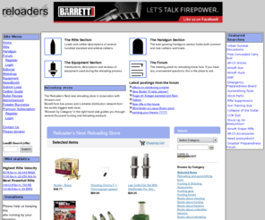 reloadersnest.com: Reloader's Nest - a reloaders resource
Reloaders's Nest is a resource for all handloaders seeking the ultimate load. Browse trough thousands of loads, even in the oddest and rarest caliber. Now you will also find a lot of reloading hardware and reviews of all the equipment you use during reloading.
