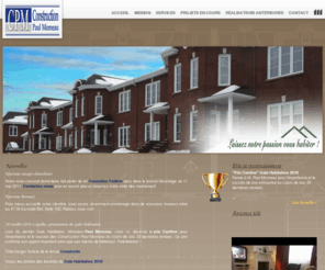 constructionpaulmorneau.com: Construction Paul Morneau - Accueil - Laissez notre passion vous habiter !
Site web du Groupe Paul Morneau, regroupant les services de construction et de location en matière d'immobilier.