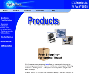 hydrocheckproducts.com: Stak Enterprises, Inc.
