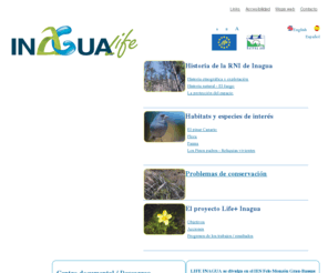 lifeinagua.org: Inagua Life - inicio
El proyecto Life Inagua tiene como objetivo la recuperación del pinar endémico macaronésico y la mejora del estado de conservación de especies de la flora y la fauna amenazadas en la Reserva Natural Integral de Inagua, espacio que fue seriamente afectado por el fuego en el 2007 en Gran Canaria.