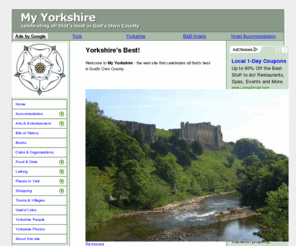 my-yorkshire.co.uk: My Yorkshire
Celebrating all that's best in Yorkshire 