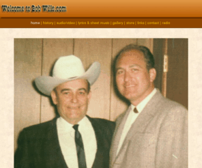 bobwillsandhistexasplayboys.com: The Official Home of Bob Wills
Welcome to the official online home of Bob Wills!