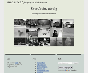 madsi.net: Svart/kvitt, utvalg - madsi.net
