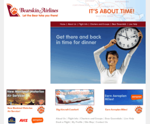 bearskinairlines.org: Flights across Northern Ontario and Manitoba, Charters, Group Rates, Seat Sale - Bearskin Airlines
Flights across Northern Ontario and Manitoba, Charters, Group Rates, Seat Sale - Bearskin Airlines