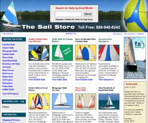 thesailstore.com: Sunfish Sails, Catalina Sails, Spinnakers, Hobie Sails, Small Boat Sails from the Sail Store
Sunfish Sails, Catalina Sails, Spinnakers, Hobie Saills, Small Boat Sails in standard sizes