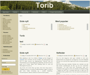 torib.com: Torib
Joomla! - dynamisk portalmotor og publiseringssystem