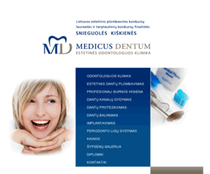 medicusdentum.lt: Dantų balinimas - Odontologų kabinetai - Odontologų paslaugos
Medicus Dentum odontologijos klinika - estetinis dantų plombavimas, dantų balinimas, dantų gydymas, dantų protezavimas.