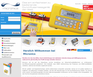 micronicsdurchflussmesser.com: Ultraschall-Durchflussmessgeräte | Tragbare und auf der Rohrleitung anzubringende, nichtinvasive Durchflussmessgeräte | Micronics - Das am einfachsten zu bedienende Durchflussmessgerät der Welt
