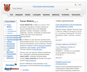 turunweikot.fi: Turun Weikot (TuWe) : jalkapallo, jääkiekko, keilailu, lentopallo, nyrkkeily, salibandy, voimistelu, yleisurheilu
