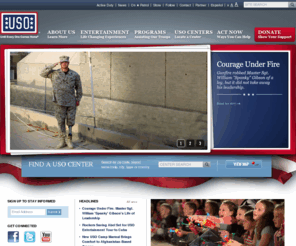 usoceo.org: USO
The USO is a private, nonprofit, non-partisan organization whose mission is to support the troops by providing morale, welfare and recreation-type services to our men and women in uniform.