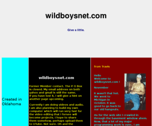 wildboysnet.com: wildboysnet.com: helping the homeless and others in need, worldwide.
serving the homeless and others in need worldwide.