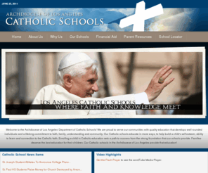 lacatholicschools.net: Archdiocese of Los Angeles — Catholic Schools
Catholic Schools