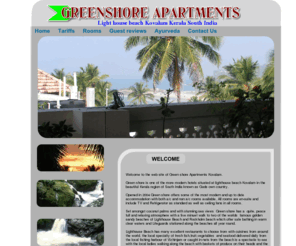 vacation-kerala.com: Green shore apatments Kovalam Kerala South India... Simply quite relaxation in a tranquil setting
Greenshore apartments Kovalam Kerala south India