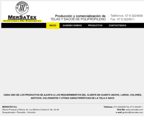 mersatex.com: Mersatex Excelencia en la industria del empaque de polipropileno
