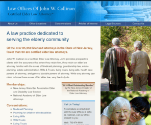 njseniorlaw.com: Law Offices of John W. Callinan, Estate Planning and Certified Elder Law Attorney in New Jersey
