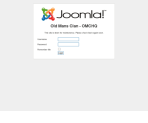 oldmansclan.com: Welcome to the Frontpage
Joomla! - the dynamic portal engine and content management system/