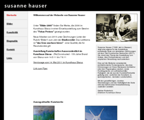 susanne-hauser.com: Susanne Hauser - Kunstmalerin
Offizielle Homepage der Künstlerin Susanne Hauser