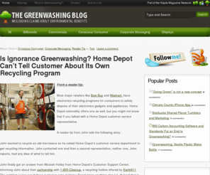 thegreenwashingblog.com: The Greenwashing Blog
Greenwashing News and Information