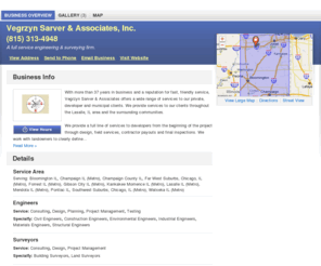 vegrzynsarverprofile.com: Vegrzyn Sarver & Associates, Inc. | Ottawa, IL 61350 | DexKnows.com™
Vegrzyn Sarver & Associates, Inc. in Ottawa, IL 61350. Find business information, reviews, maps, coupons, driving directions and more.