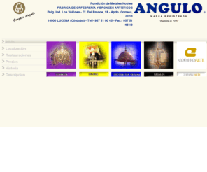 angulobronces.com: Angulo Bronces
Angulo Bronces. Fundición de metales nobles