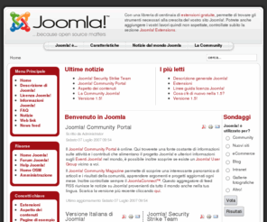 mercatoannunci.com: Benvenuto in Joomla
Joomla! - il sistema di gestione di contenuti e portali dinamici