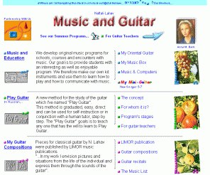 nl-guitar.com: Music and Guitar - Naftali Lahav. Home Page
Music and Guitar. The New Music Educational Project for elementary and middle schools