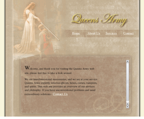 queensarmy.net: Queens Army expertly remove ghosts, hexes, curses, vampires,  spirits
Queens Army expertly removes ghosts, hexes, curses, vampires, and spirits