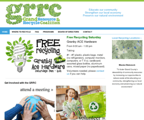 thegrrc.org: Home
Grand Resource and Recycle Coalition