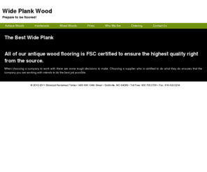 wideplankwood.com: Wide Plank Wood | Prepare to be floored!
