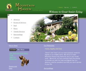 mtnhaven.com: Mountain Haven Home
Independent Senior Assisted Living in Beautiful Buena Vista Colorado