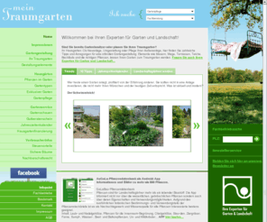 mein-traumgarten.de: -
Fragen Sie auch Ihren Experten für Garten und Landschaft...Anregungen für eine stilvollen Gartengestaltung. Elemente wie Mauern, Wege, Terrassen, Teiche, Bachläufe und die richtigen Pflanzen, lassen Ihren Garten zum Traumgarten werden.