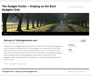thegadgethunter.com: The Gadget Hunter - Snipe for the Coolest Gadgets Only
