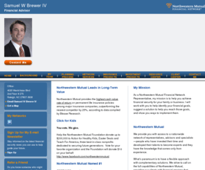 beaubreweriv.com: Samuel W Brewer IV : Northwestern Mutual
Samuel W Brewer IV is a financial representative with Northwestern Mutual