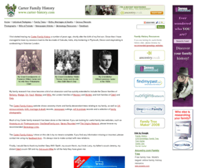 carter-history.com: Carter Family History (www.carter-history.com)
Carter Family History (www.carter-history.com)