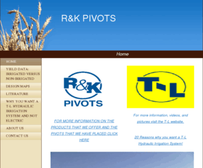 randkpivots.com: R&K PIVOTS - Home
 FOR MORE INFORMATION ON THE PRODUCTS THAT WE OFFER AND THE PIVOTS THAT WE HAVE PLACED CLICK HERE