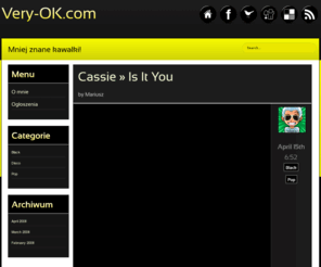 very-ok.com: Very-OK.com   :: Mniej znana muzyka :: Wyszukiwarka MP3
Mniej znane kawałki!, Wyszukiwarka MP3