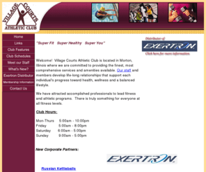 villagecourtsathleticclub.com: Welcome to Village Courts Athletic Club is located in Morton, Illinois
Welcome to Village Courts Athletic Club is located in Morton, Illinois- also exertron distributor and only Kettle Bell Instructor in the area.