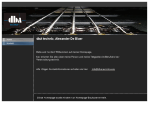 dba-technic.com: Home - Meine Homepage
Meine Homepage