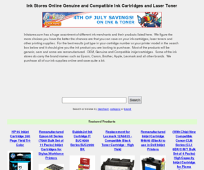 inkstores.com: Cheap Ink Cartridges, Laser Toners and Printer Ink Stores Online
