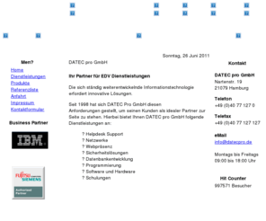 reife-leistung.info: DATEC pro GmbH
DATEC Pro GmbH ist ein Systemhaus mit Rundumservice. Angefangen bei dem Abverkauf von Hardware über Konzeption und Realisierung von Projekten, Workflow Management, und letztendlich Teil oder Fullsopport für Ihr unternehmen. ,