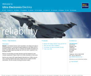 ultra-bcf.com: Ultra Electronics Electrics - Ultra Electronics BCF
 Ultra Electronics BCF specialises in the design and supply of first line/operational (âOâ) level ground support equipment for the military and civil aerospace markets. We offer our customers the expertise and support of a strong, multi skilled engineering design team with many yearsâ experience in the aerospace industry. All our products are designed in-house.