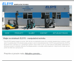 voziky.net: ELSYS, s.r.o.
Manipulačná technika