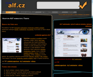 alf.cz: Agentura ALF webmaster z Tábora | ALF.cz
ALF.cz je umělecká agentura z Tábora. ALF webmaster vyrábí www stránky.