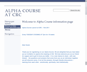 alphacrc.info: Alpha CRC
ALPHA course North London - North Finchley