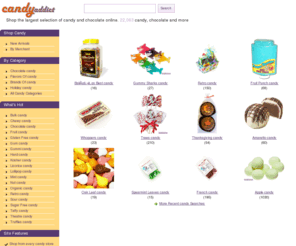 candyaddict.org: Candy Addict - Shop the largest selection candy and chocolate online and read unbiased candy reviews
The tastiest collection of candy, chocolate, and candy reviews online.