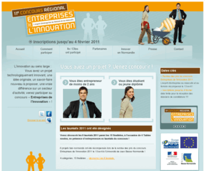 concours-innovation.com: Concours Entreprises de l Innovation
Vous avez un projet technologiquement innovant, une idée originale, un savoir-faire nouveau à proposer, une vraie différence sur un secteur dactivité, venez participer au concours Entreprises de lInnovation