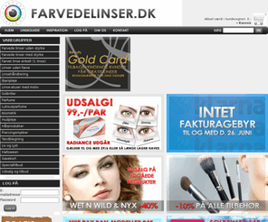 farvedelinser.dk: Farvede Linser - største sortiment & bedste priser!
Europas største netbutik for farvede linser! Freshlook, Expressions, Cirkellinser, Crazylinser m.m. Betal med Dankort, kort eller faktura. Hurtig levering!