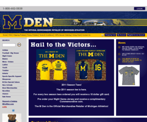 mden.com: The M Den - Michigan Wolverines Adidas Apparel, University of Michigan Merchandise, Wolverine Clothing, UM Gear, Shop, Store, Gifts
